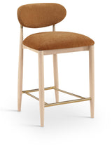 Riccio - Fabric Stool - Natural Frame