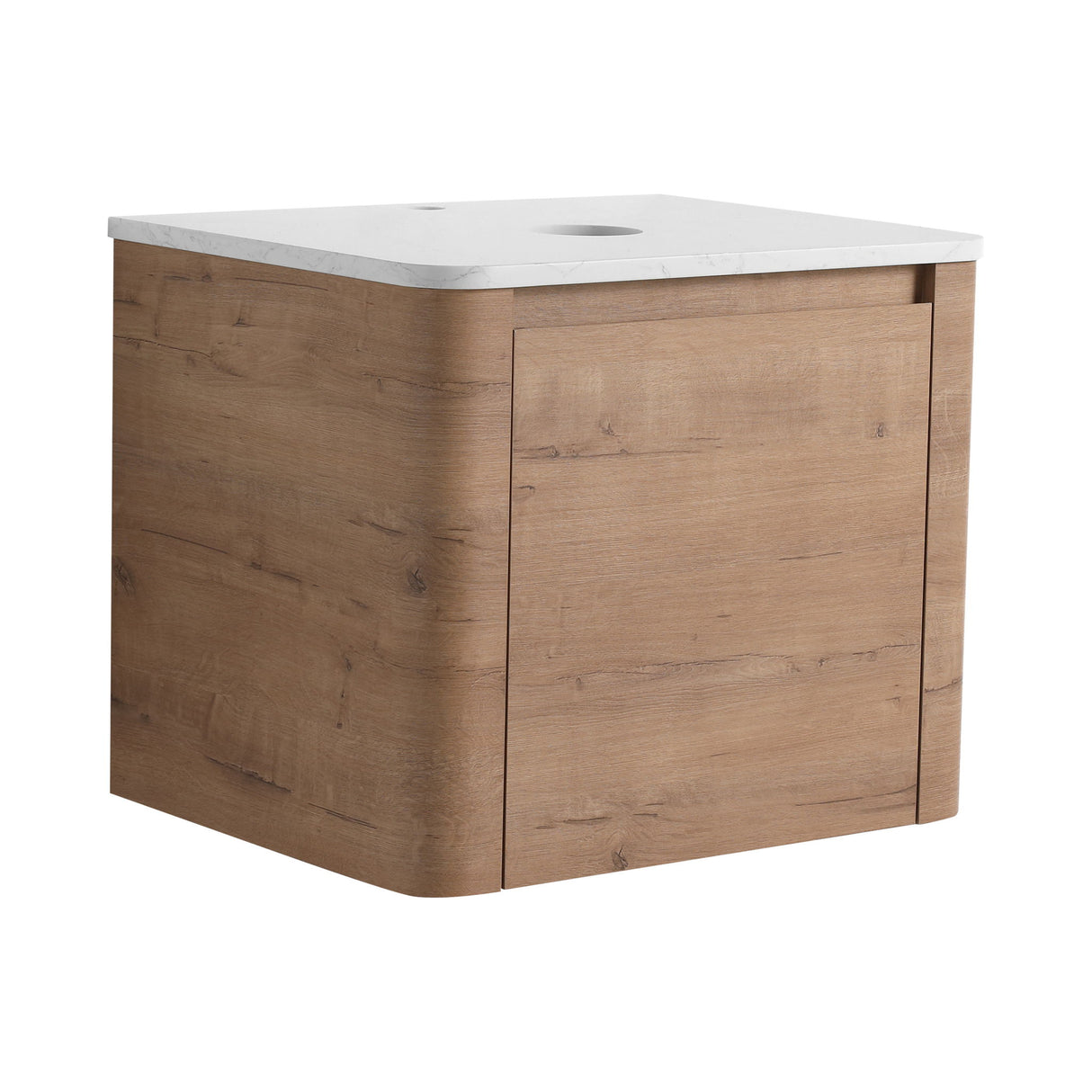 Wall Mounted Bathroom Vanity With Soft Close Door, Excluding Sink