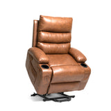 Large Size Electric Power Lift Recliner Chair Sofa With 8 Point Vibration Massage And Lumbar Heat