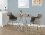 Canary - Cosmo Dining Table - Silver Base