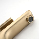 Modern Bathroom Sink Faucet Single Handle Brass Countertop Mount