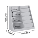 Bookshelf And Toy Storage Organizer, 4 Tier Bookcase With Display Stand For Playroom