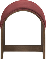 Sable - Velvet Performance Fabric Upholstered Bench