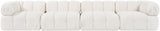 Orin - Fabric Velvet 4 Piece Modular Sofa