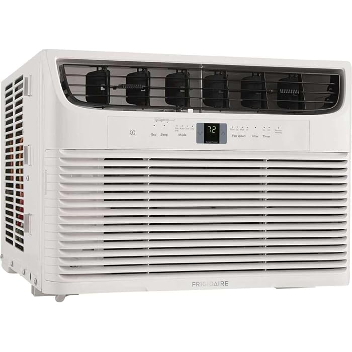 Frigidaire 12000 BTU window air conditioner left side view