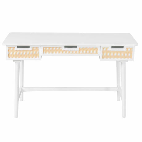 Writing Desk With 3 Drawers For Living Room