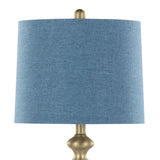 Ashland - Contemporary Metal Table Lamp (Set of 2) - Gold Metal