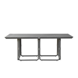 Dorado - Rectangular Outdoor Dining Table - Gray
