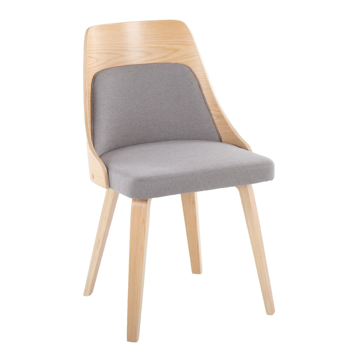 Anabelle - Bent Wood Chair (Set of 2) - Natural Base