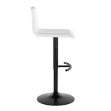 Mara - Adjustable Barstool (Set of 2) - Black Metal