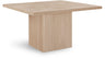 Belinda - Square Oak Veneer Dining Table