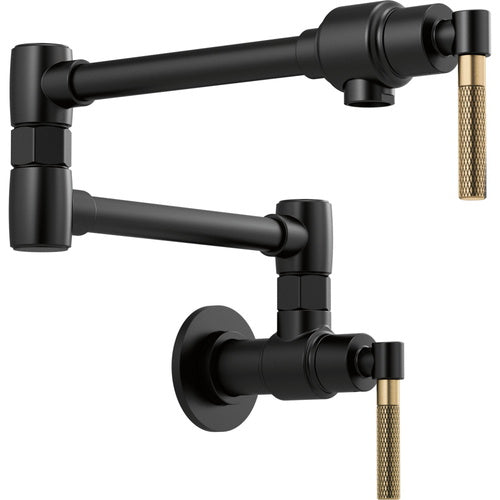 Brizo D62843LFBLGL "Litze" Pot Filler Kitchen Faucet