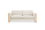 Modern Sofa With Solid Wood Legs, 3 Seater
