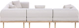 Laguna - 4 Piece 106.5" Upholstered Outdoor Patio Modular Sectional