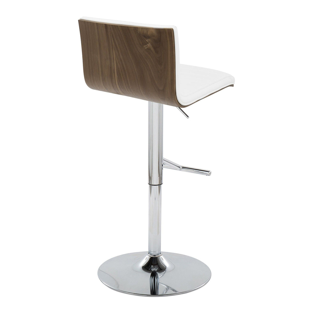 Mason - Adjustable Barstool (Set of 2) - White And Gray