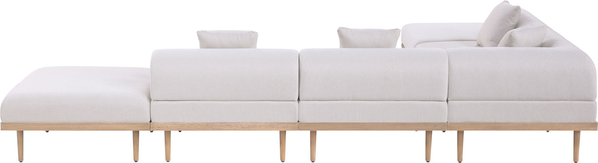 Laguna - 6 Piece 142" Outdoor Patio Modular Sectional