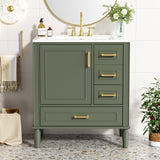 Traditional Bathroom Vanity Set With Soft Close Doors