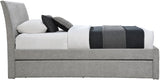 Myles - Chenille Twin Trundle Bed