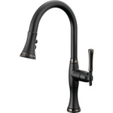 Brizo D63058LFBLBNX Pull-Out Spray Kitchen Faucet