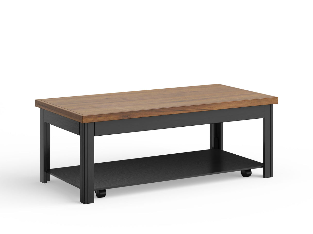 Essex - Coffee Table - Black, Whiskey