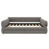 Upholstered Platform Bed With USB Charging And 2 Storage Drawers