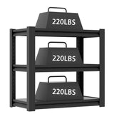 Stylish Metal Aquarium Stand For 20 - 30 Gallon Tanks, 3 Tier Adjustable Shelf