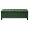 Upholstered Storage Ottoman Bench, Foot Rest For Bedroom
