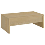 Canoga - Engineered Wood Lift Top Coffee Table - Light Oak