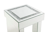 Noralie - 16" End Table With Faux Diamonds - Mirrored