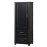 Tall Freestanding Bathroom Storage Cabinet With 2 Drawers And Adjustable Shelf