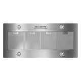 Whirlpool UVL6048JSS stainless custom hood liner front view