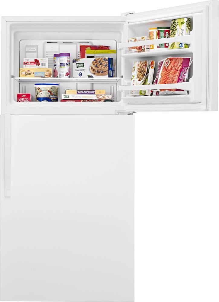 Whirlpool WRT148FZDW interior shelves