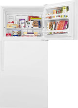 Whirlpool WRT148FZDW interior shelves