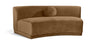 Avra - Velvet Performance Fabric Upholstered Armless Sofa