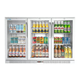 53 in. Three-Door Back Bar Refrigerator - 11 Cu Ft. BC-3DSW-SS
