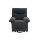 Swivel Rocker Recliner Chair With Manual Recline For Living Room