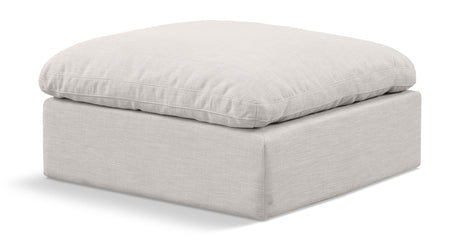 Indulge - Linen Ottoman