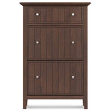 Acadian - Entryway Shoe Storage Cabinet - Brown