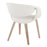 Curvo - Upholstered Chair (Set of 2) - Whitewashed Wood Legs