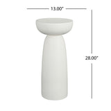 Magnesium Oxide Plant Stand - White