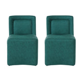 Vintage Upholstered Dining Chairs (Set of 2)