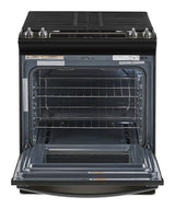 Whirlpool WEG515S0LV gas range angle