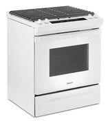 Whirlpool WEG515S0LW white gas range angle