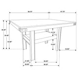 Walden - Counter Height Dining Table - Oak