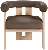 Arienzo - Performance Fabric Upholstered Accent Chair - Natural Base