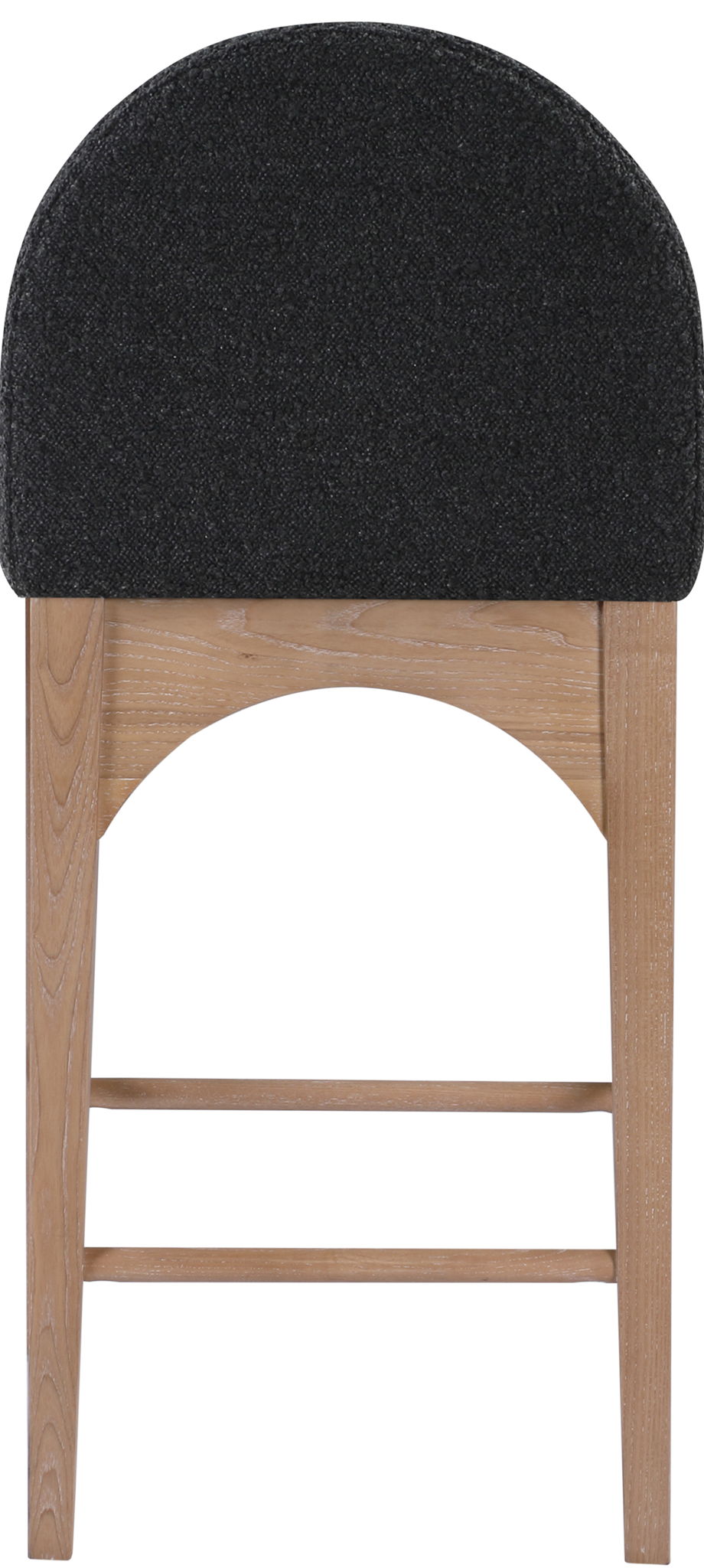 Waldorf - Boucle Stool With Natural Legs