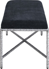 Valley - Bench With Silver Frame