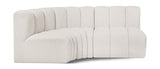 Arc - Boucle Fabric 3 Piece Sofa