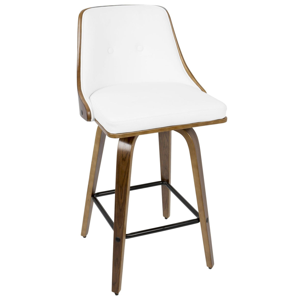 Gianna - Counter Stool (Set of 2) - Walnut Frame