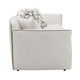 Yolanda - Sofa With 4 Pillows - Beige Chenille